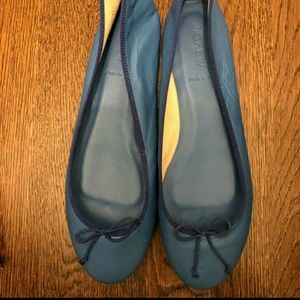 JCrew leather ballet flats